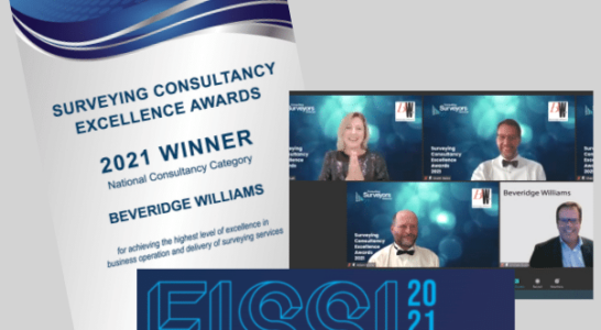 Celebrating a winning streak in the surveying awards